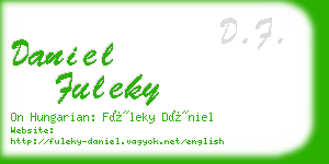 daniel fuleky business card